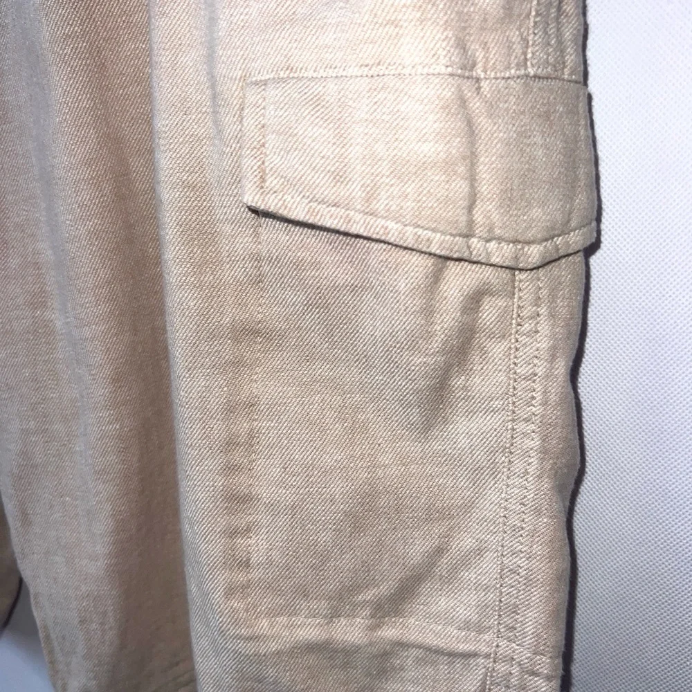 Boca Classics Island Wear Men's Cargo Shorts Tan‎ size Large pockets EUC!